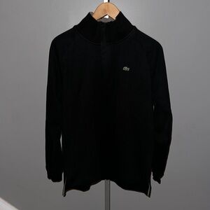 Lacoste Quarter-Zip Pullover Black Men’s X-Large